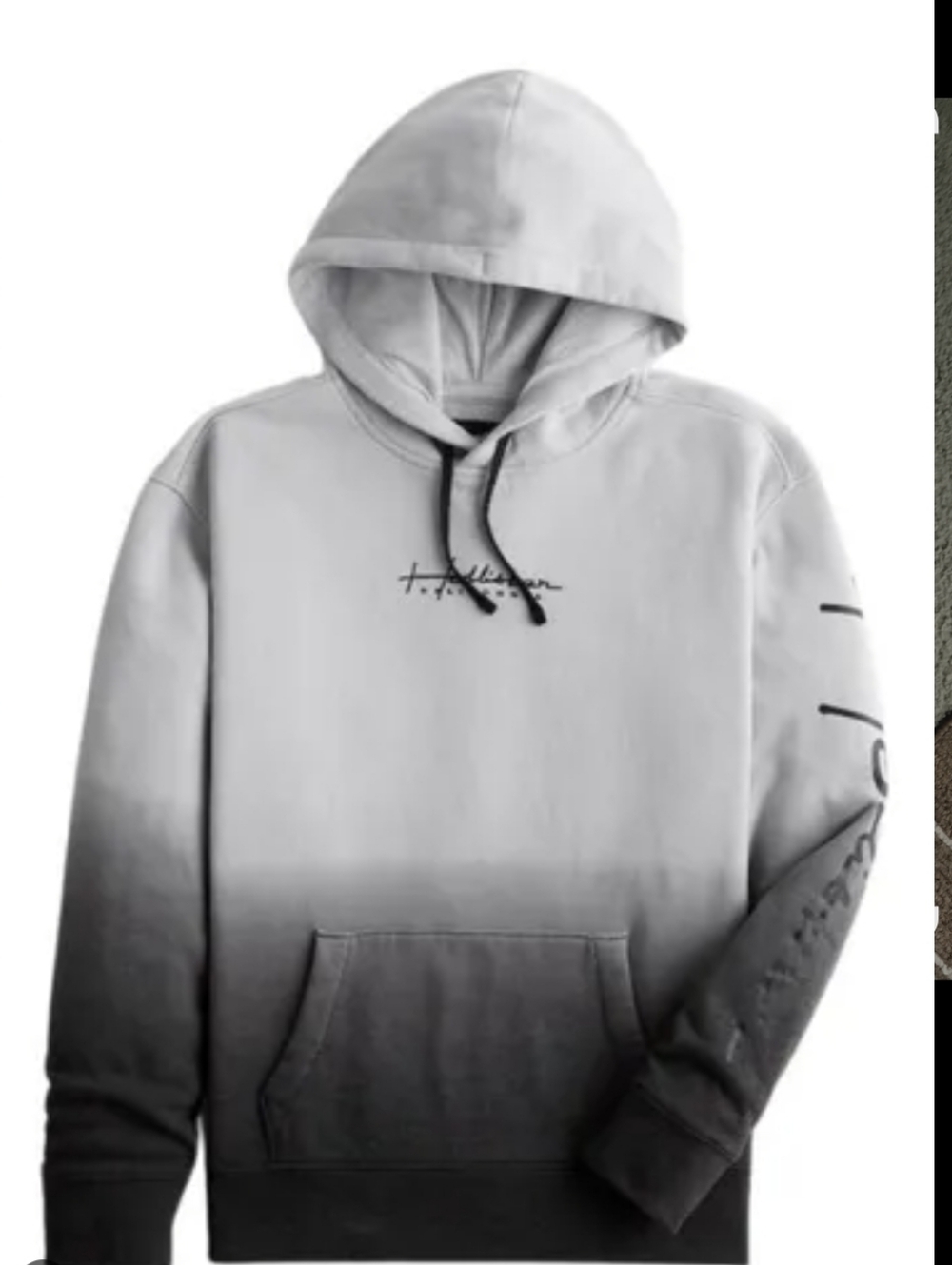Hollister Washed Ombre Logo Hoodie